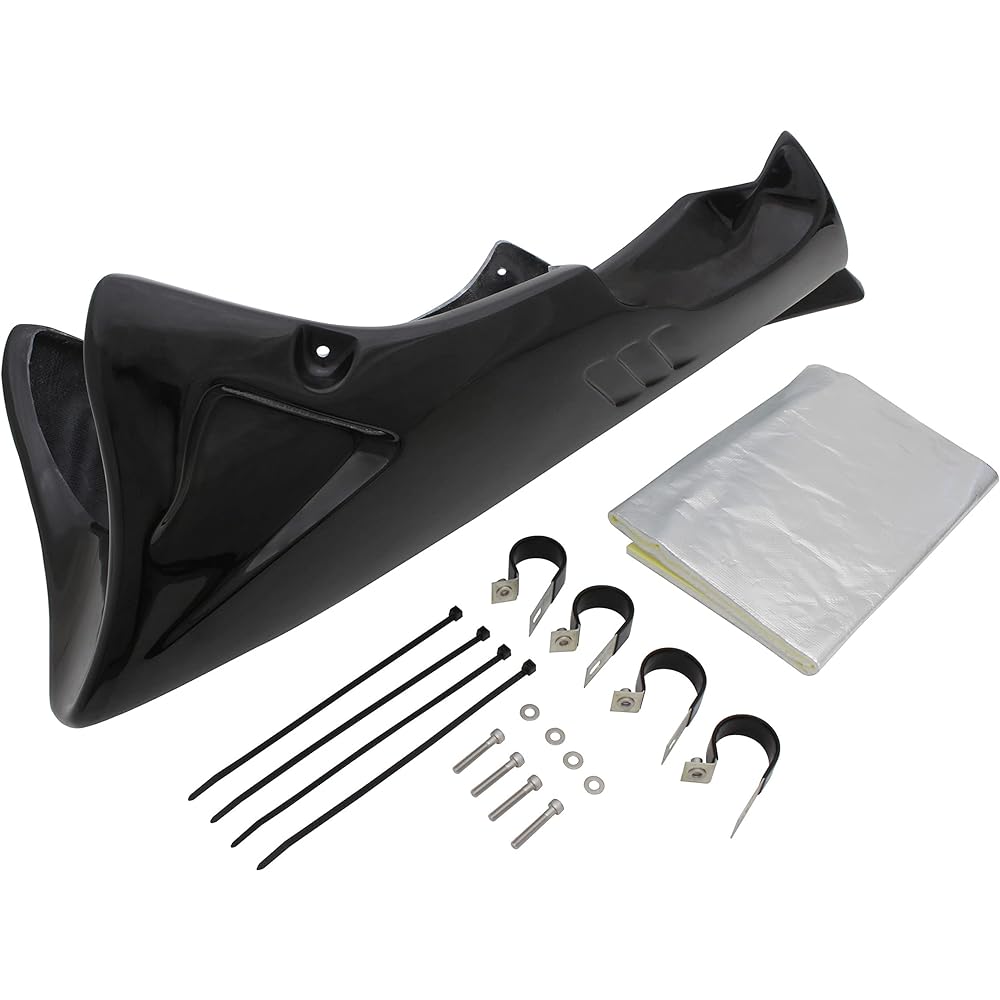 POSH Motorcycle Supplies Muscle Line Under Cowl ZRX400(-2008) | ZRX400-2(-2008) Black Gel Coat 071300-2B