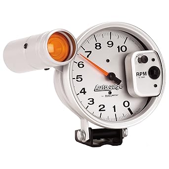 Autometer Autometer Auto Gauge 5-inch pedestal mount mounter 0-10,000rpm With large external shift light 233911