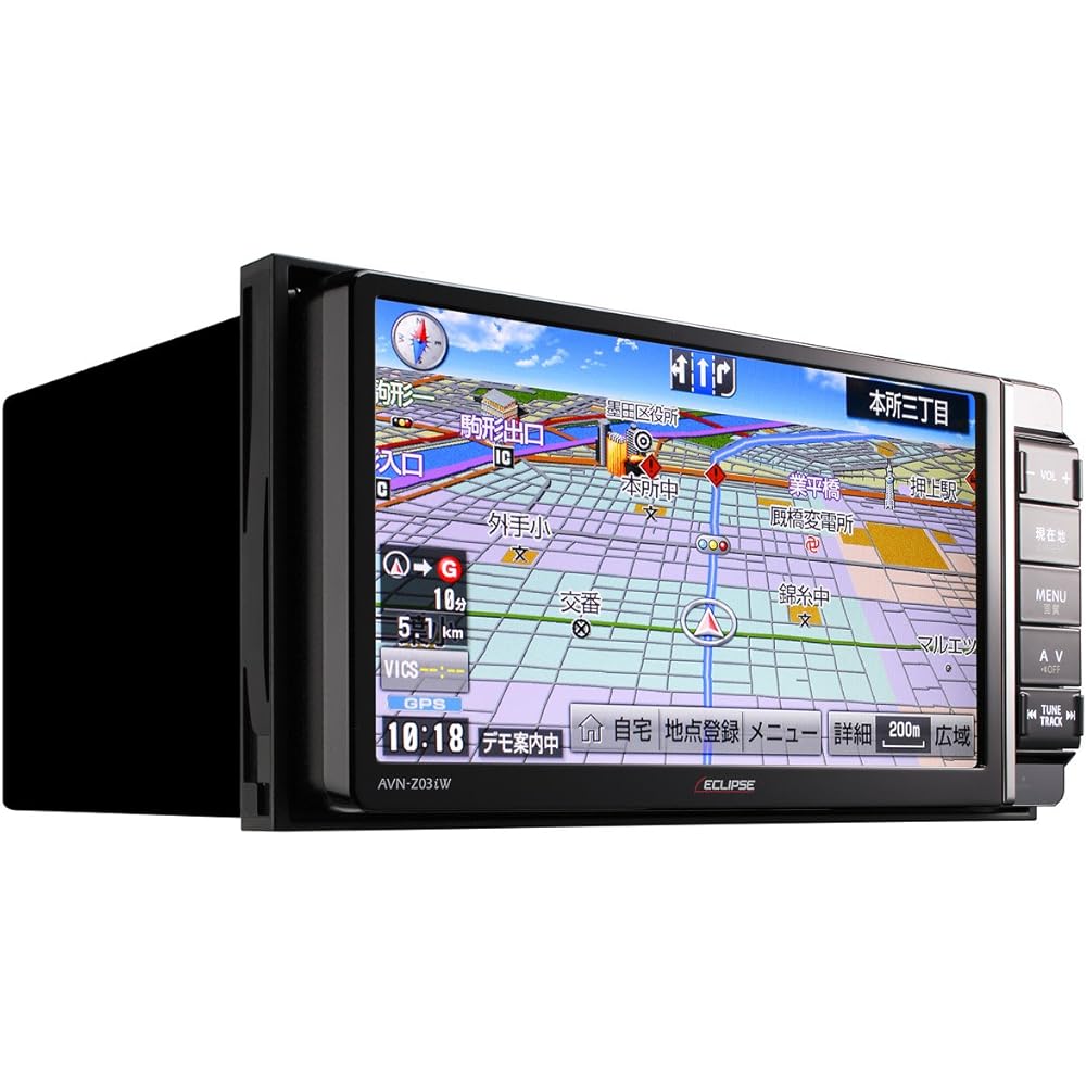 DENSO TEN Car Navigation ECLIPSE AVN-Z03iW 7 Type WVGA Built-in Memory Navigation SD/CD/DVD/Bluetooth/Wi-Fi/Terrestrial Digital TV AV System ECLIPSE DENSO TEN