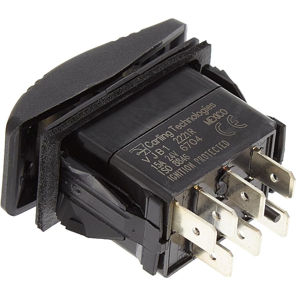 (Blue Sea Systems) Blue Sea Systems Waterproof Specification Black/Gray Contoura III Switch