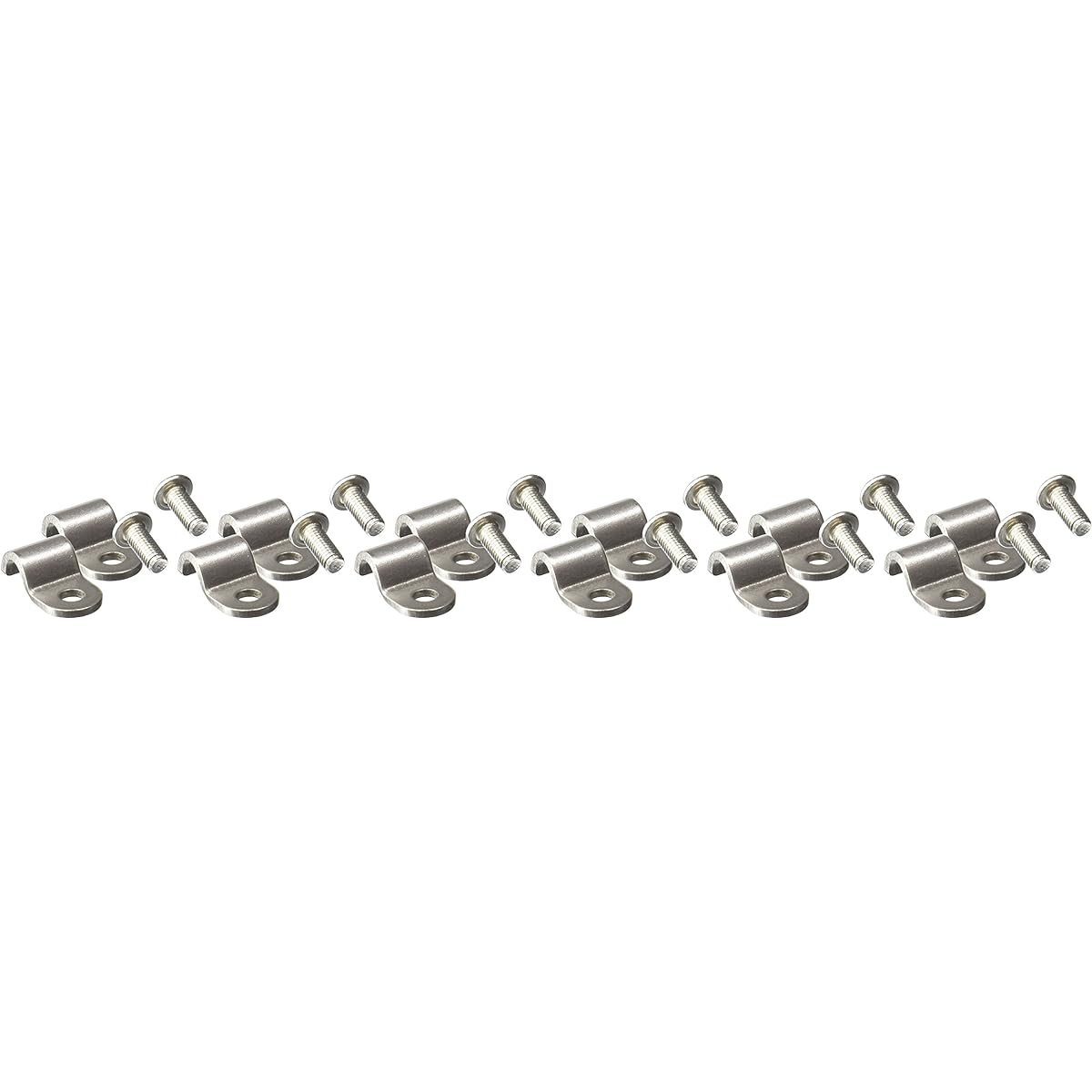 Helix 110079 1/4 inch stainless steel single line clamp 12 packs