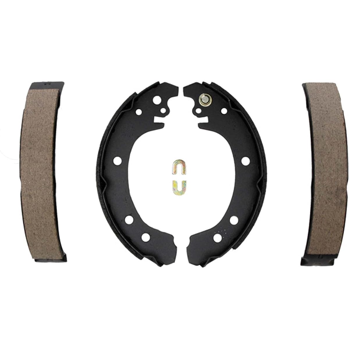 ACDelco 17801B Professional Bonded Rear Drum Brake Shoe Set