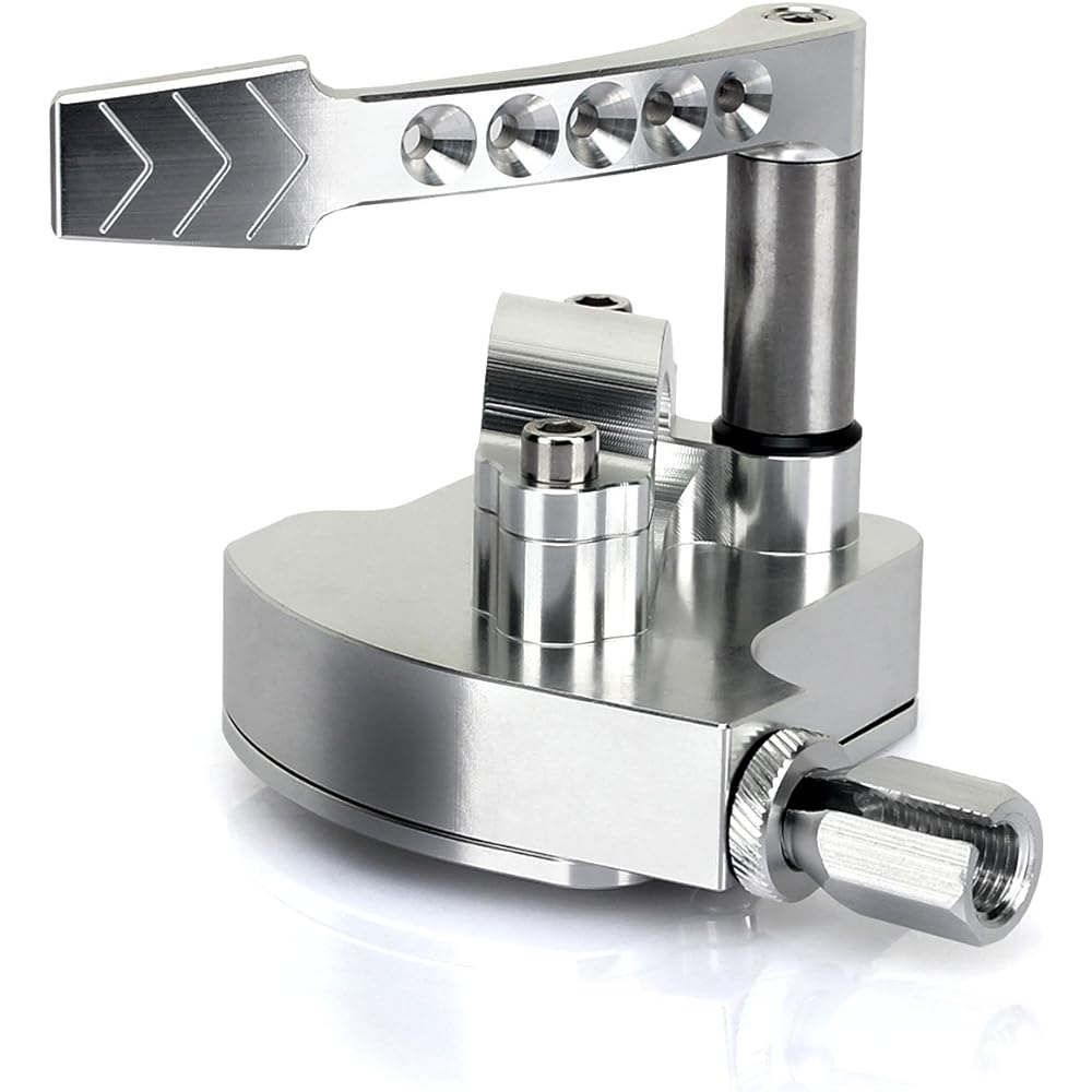 Throttle Lever Universal Aluminum Thumb Part ATV Go Kart, for 7/Bars , sliver