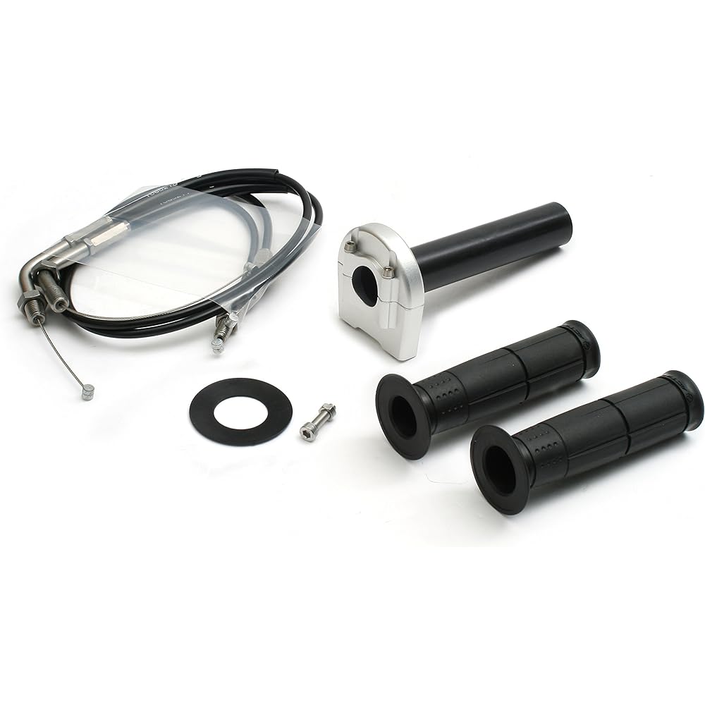 Active 1067080SU Car Throttle Kit TYPE-3: Gunmetal (Winding ?32/Stainless Steel Hardware) ZX-10R ('06-'07) / Ninja 250R ('08-'12)
