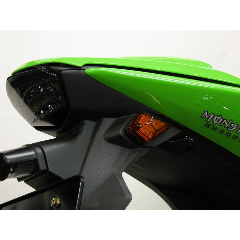 POSH Motorcycle Supplies Motorcycle LED Turn Signal Amber Lens Aero LED Turn Signal 097011