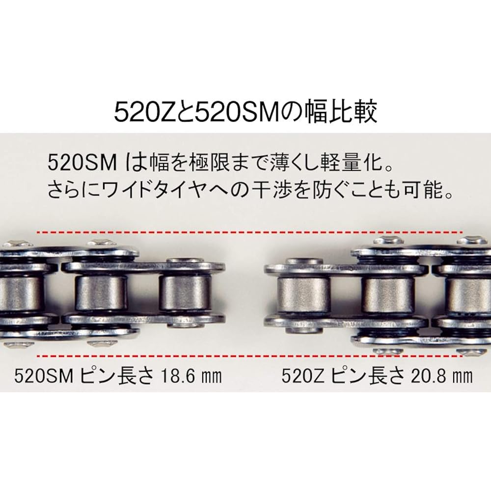 THREED Chain 520SM Silver SM 520SM-110
