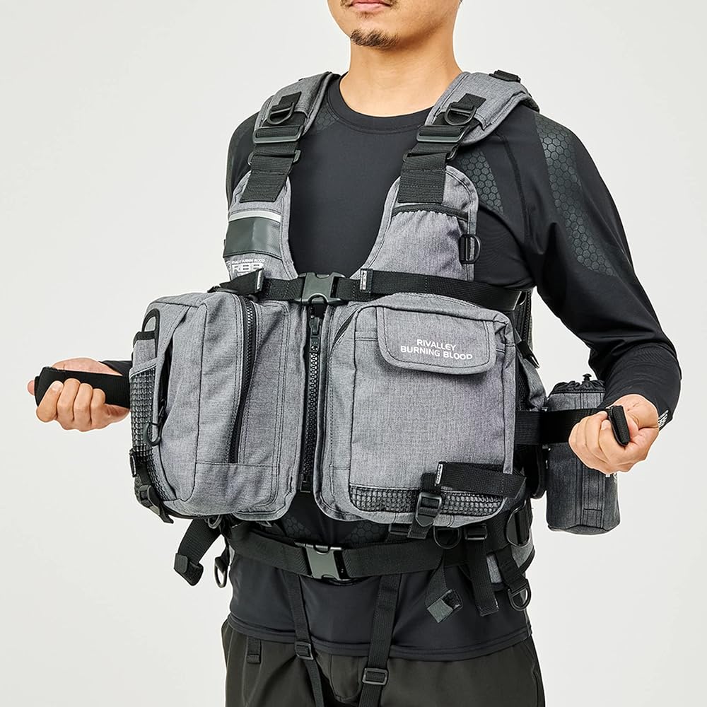 SOSHIN 7660 RBB Wading Vest 23 Limited Gray Free