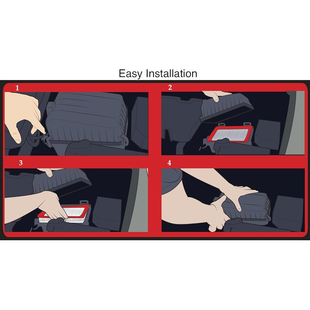 EPAUTO GP165 (CA10165) Replacement Honda Extra Guard Rigid Panel Engine Air Filter Civic (2006-2011) Companion Cabin Air Filter: CP134 (CF10134)