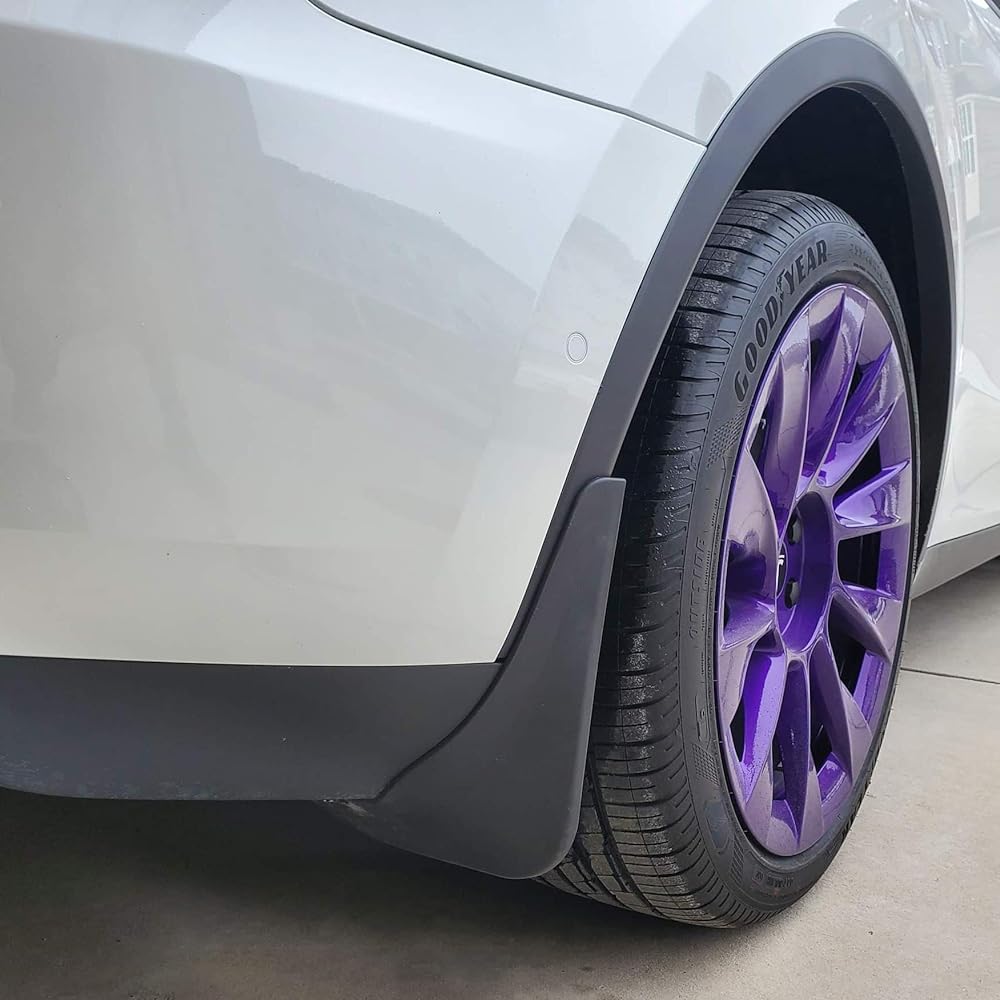 NANSURE Mad Flap 2020 2022 2022 2023 2024 TESLA Model Y Mud Flap Splash Guard Guard Guard Mad Mad Flap Car Accessory Model No need to make a hole