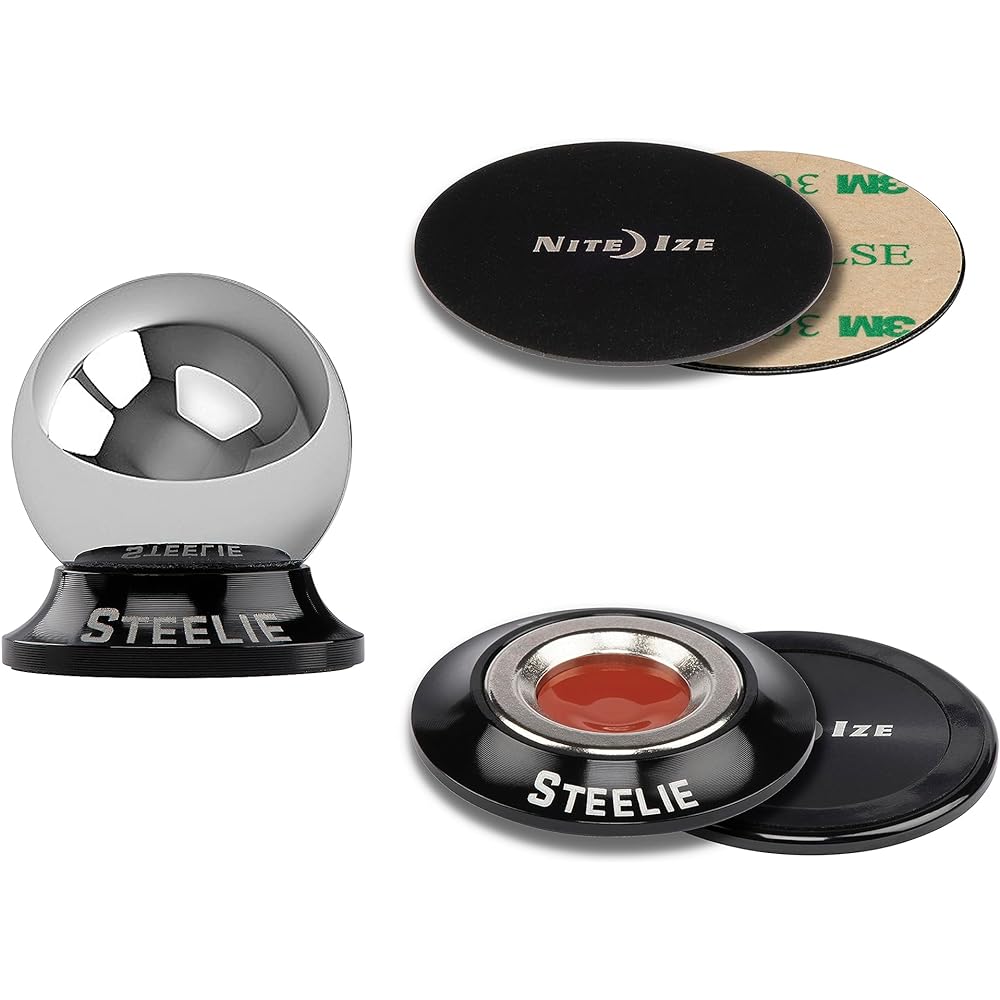 Nighteyes Steely Orbiter Car Mount Kit Silver Small 50611
