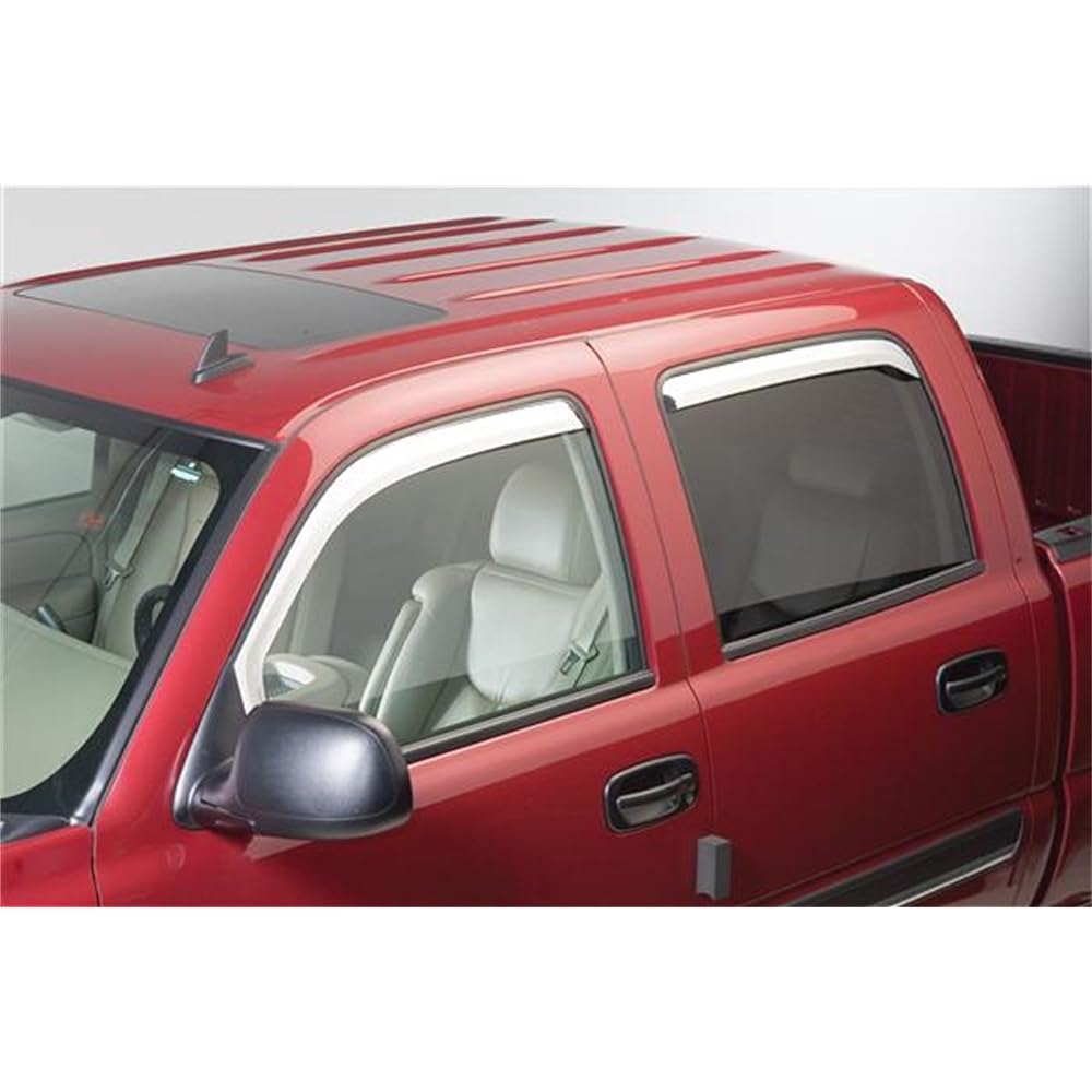Putco 480137 Element Chrome Window Visor Set of 4