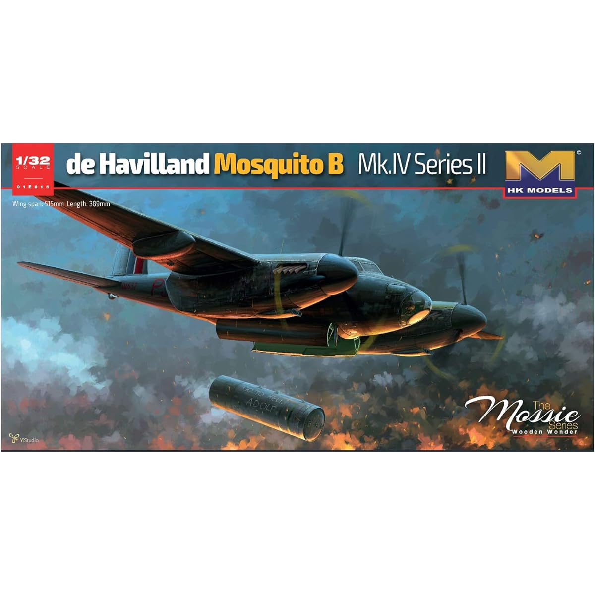 HK Model 1/32 Mosquito B. Mk.IV Series 2 Plastic Model 01E015