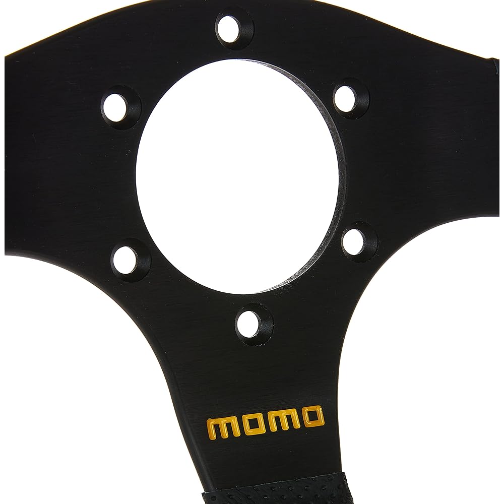 MOMO TEA30BK0B Team 300mm Leather Steering Wheel