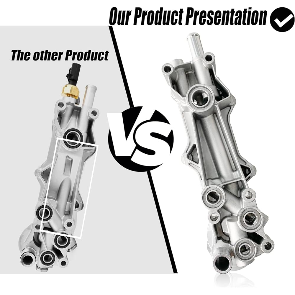 WHYQL Aluminum Engine Oil Cooler and Oil Filter Housing 2011-2021 CHRYSLER 200 300 DODGE CHERGER GRAND CHEROKEE WRANGLER RAM PROMASTER 3.6L V6 OE#926-876 926-959 926-959