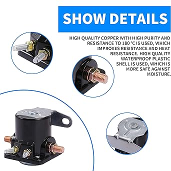 Stylemafia Starter Solenoid 12V High durability SW-3