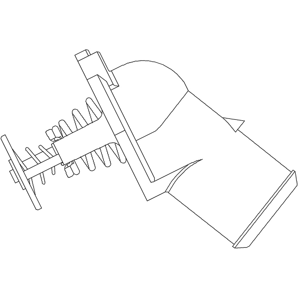 ACDelco 15-10412 GM Original Equipment Engine Coolant Thermostat Water Inlet Assembly