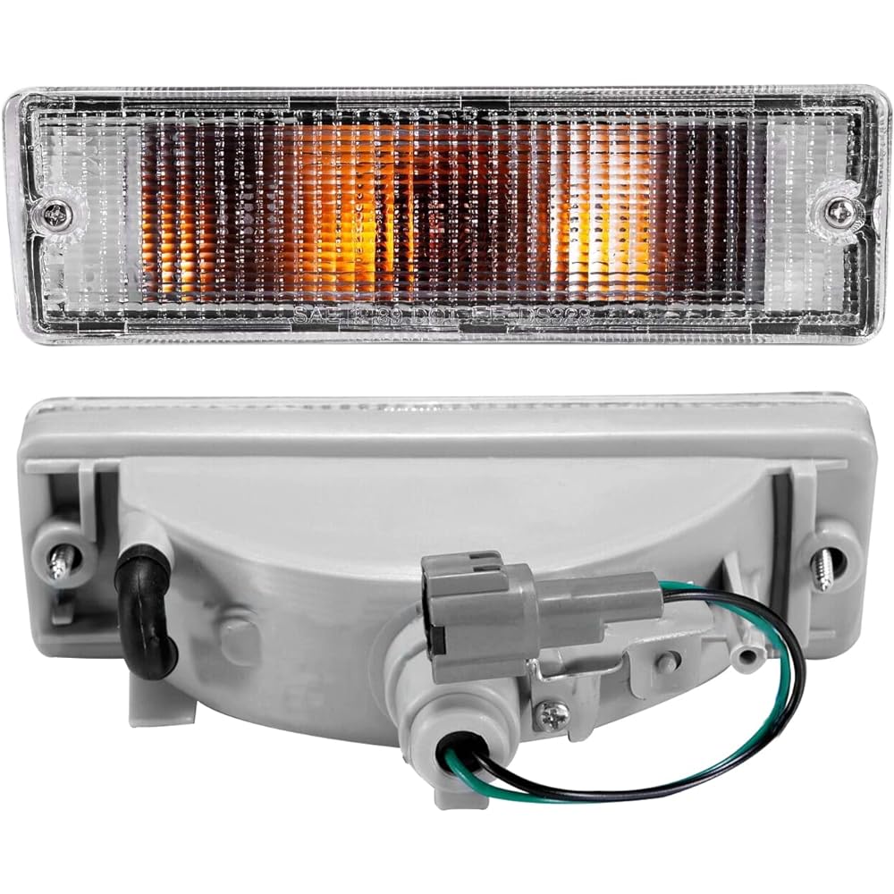 SPPC Bumper Light Clear Nissan Hard Body Pickup -Pair) --Winker Lamp