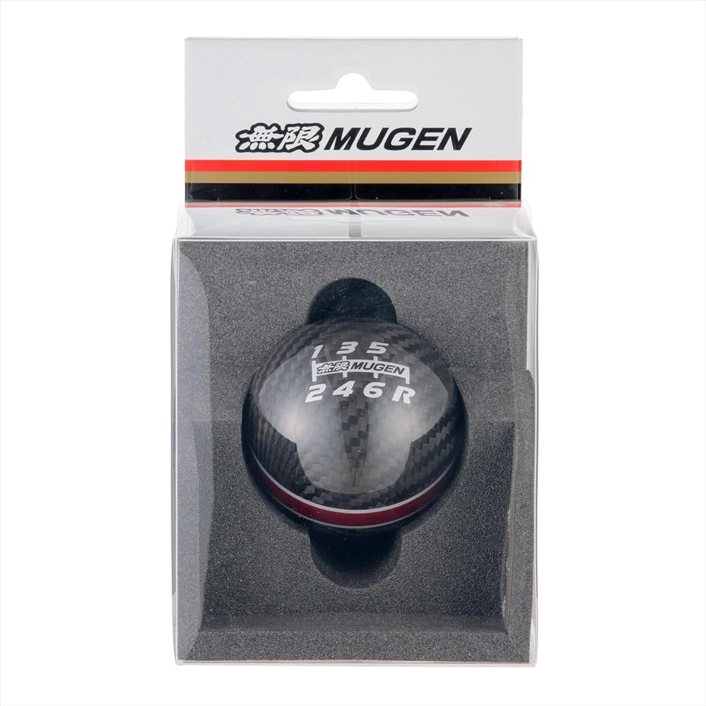 MUGEN Civic CIVIC | S660 Carbon Shift Knob CARBON SHIFT KNOB Red 54102-XLT -K2S0-RD