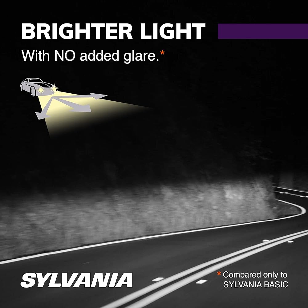 Osram Sylvania - H11 XtraVision - High Performance Halogen Headlight Bulb, High Beam Low Beam Fog Replacement Bulbs (2 Bulbs) (H11XV.BP2)