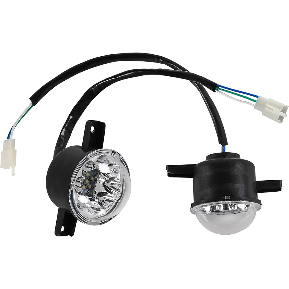 WPHMOTO 2 X LED Headlight ATV QUAD 110cc 125cc 150cc Coolster Peace Utility