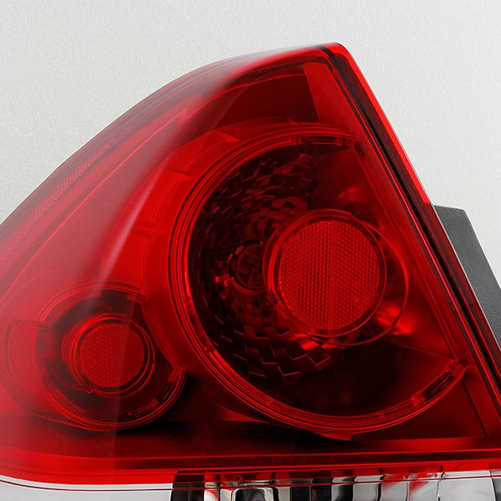 Akkon - Chevrolet Impala replacement Red Clear Tail Light Driver Reliable Lamp