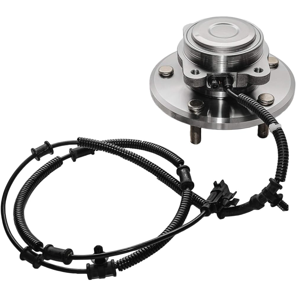Detroit Axle 512360 Rear Wheel Bearing Hub Assembly (Set of 2) with ABS 2008-2011 DODGE Grand Caravan, Town & Country/ 2009-2012 VW Routan