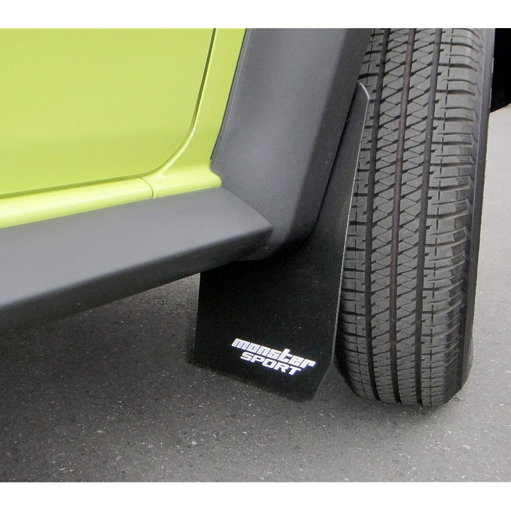 MONSTER SPORT 787500-5600MK Mud Flap Set, Black, JB74W, Jimny Sierra