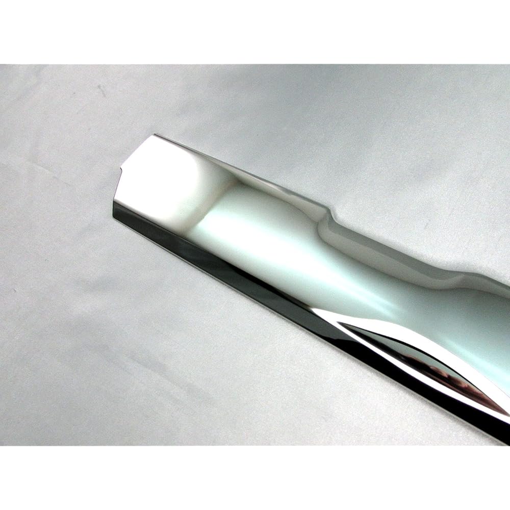 BRIGHTZ TRUCK-L-086 Mitsubishi Fuso 46144 Super Great Super Mirror Stainless Steel Plated Grille Upper Cover, 2 PC