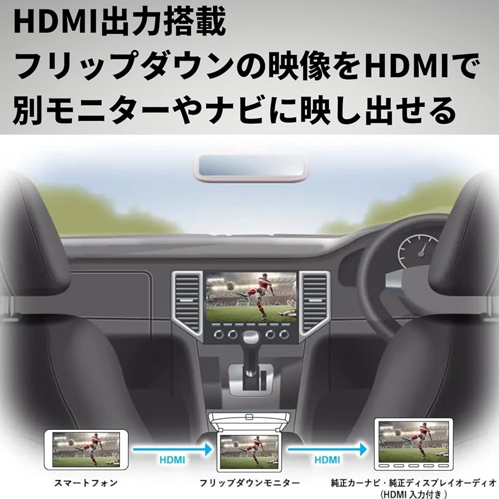 Pioneer Pioneer Flip Down Monitor TVM-FW1050-B 10.1 inch Black WSVGA Carrozzeria