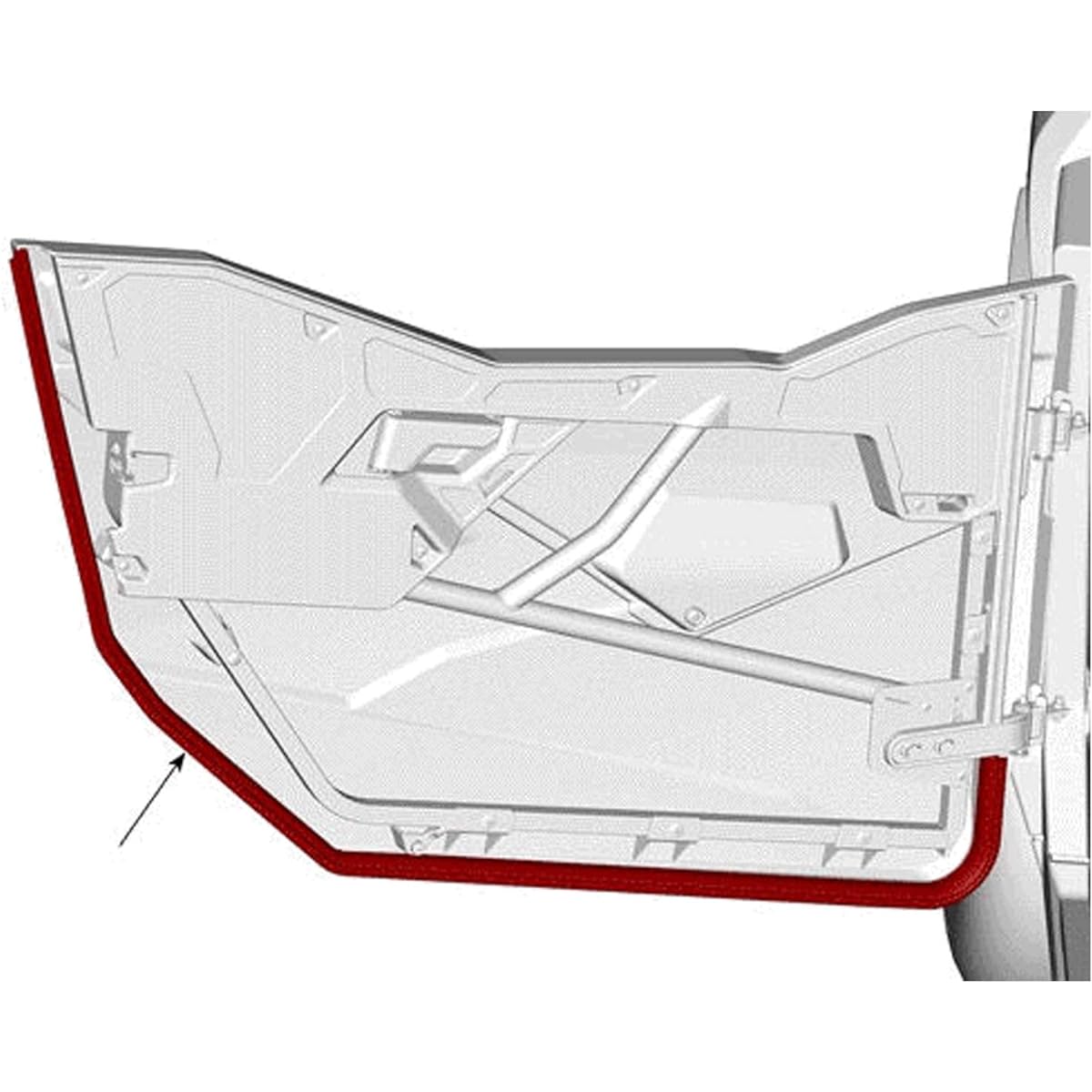 CAN-AM Door Seal and Promotor Kit 715004773 OEM