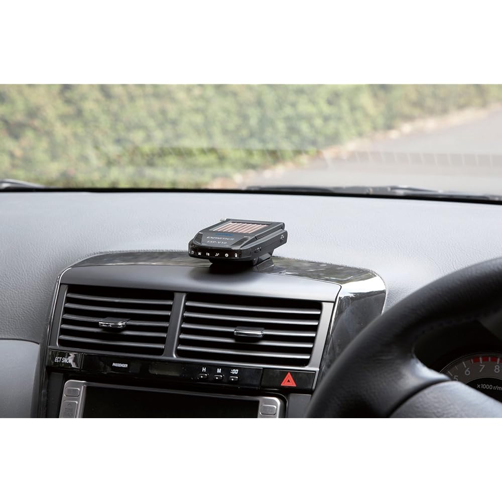 Jupiter radar detector GPS antenna equipped sun visor installation cordless EXP-V10