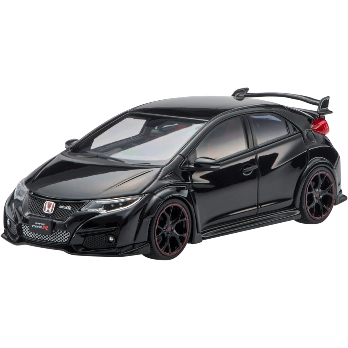 Ebro 1/43 Honda CIVIC TYPE R 2015 (Japanese License Plate) Crystal Black Pearl Finished Product