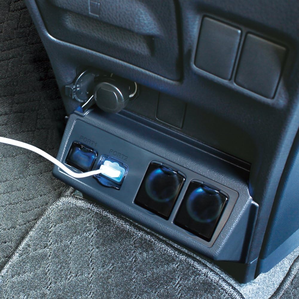Tsuchiya Yak Car Power Box Socket + USB 80 Series Noah/Voxy/Esquire SY-NV3