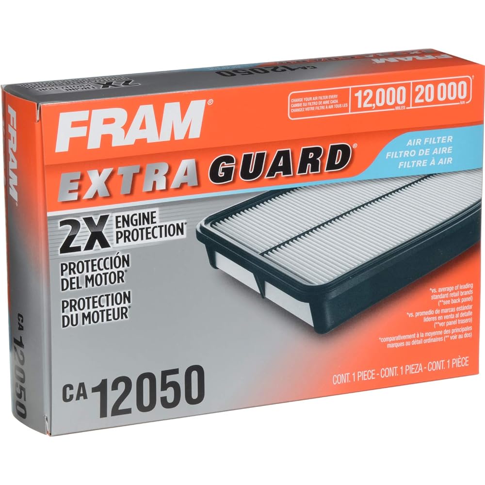 FRAM CA12050 Extra Guard Rigid Rectangular Panel Air Filter