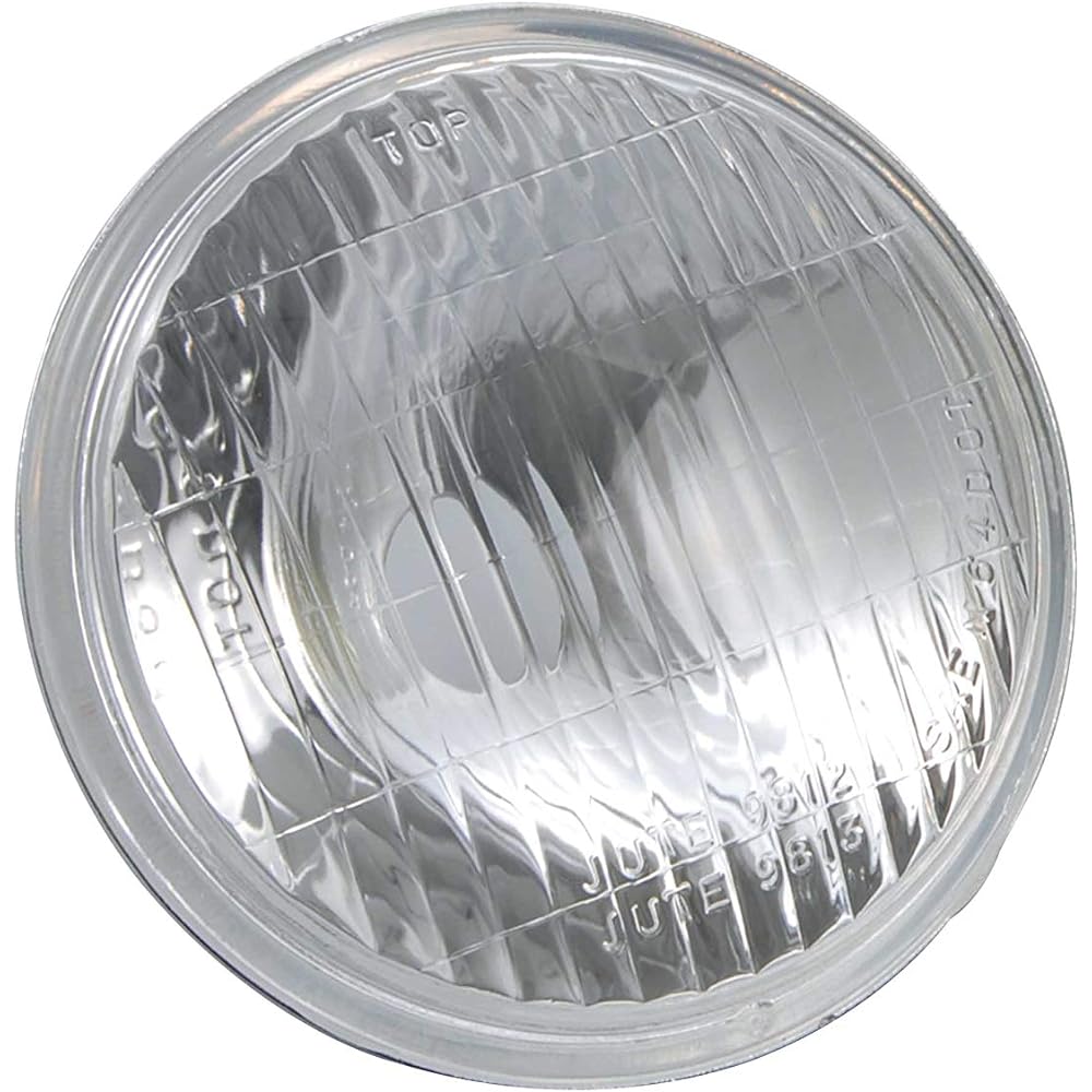 POSH Motorcycle Supplies 4.5 Inch Bates Type Headlight Repair Lens TW200 TW225 SR400 Estrella etc. 000020-LL