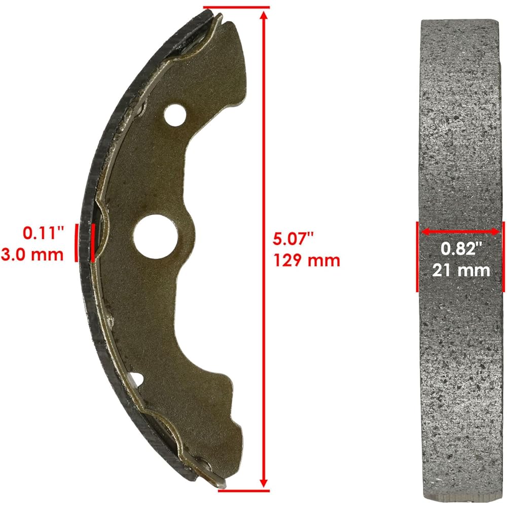 Honda TRX300FW TRX 300 FW FOURTRAX 4WD 1988-2000 Front and rear brake shoes