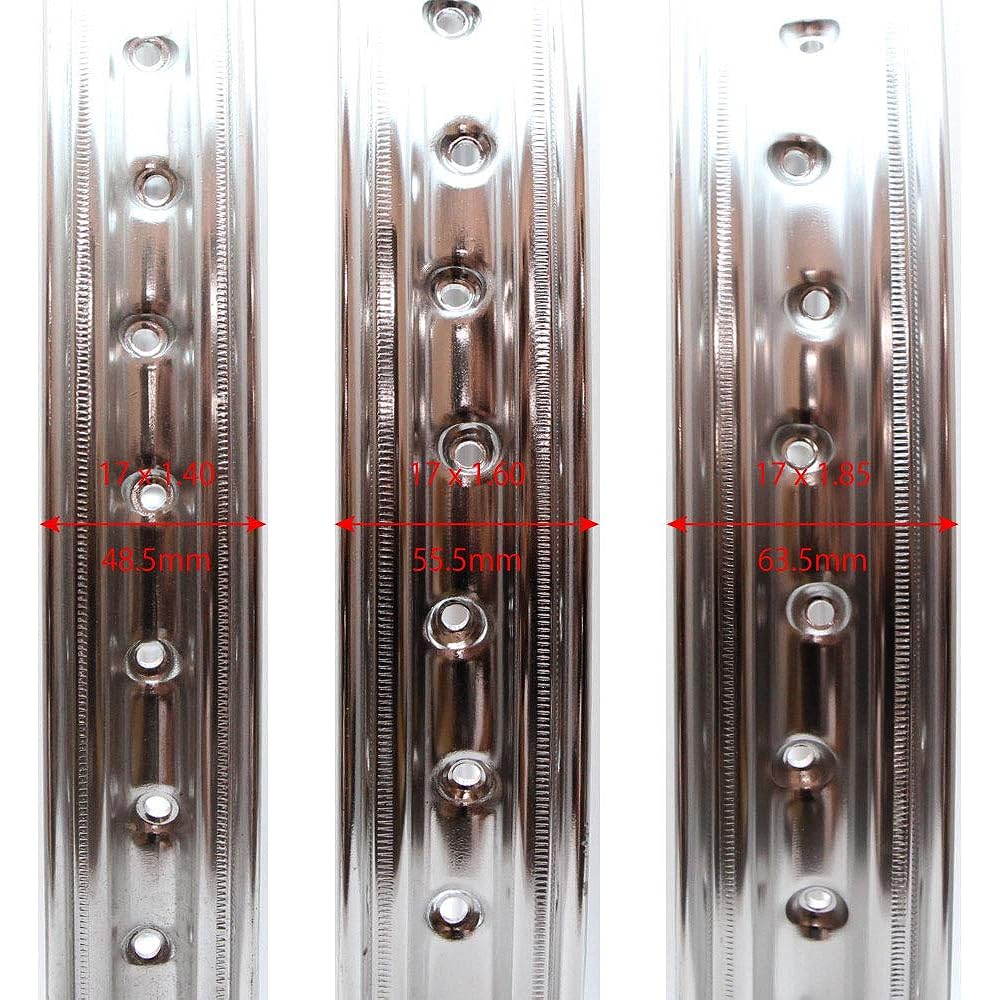 Jills Products Super Cub Cub Aluminum Wheel Rim 1.85 x 17 inch Silver Wide Rim Aluminum Rim Super Cub Little Cub