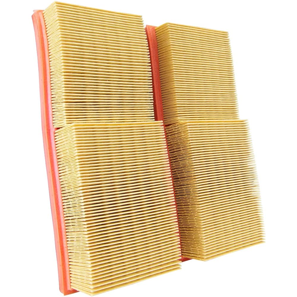 ECOGARD XA5443 Premium Engine Air Filter (Set of 2) Crysla Cross Fire 3.2L 2004-2008 | Mercedes-Benz SLK320 3.2L 2001-2004