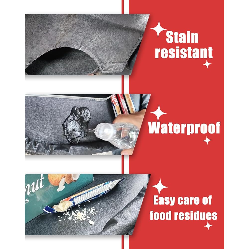 With Aznice 1 with Organizer Tablet Holder (2 Pack Midnight Black)