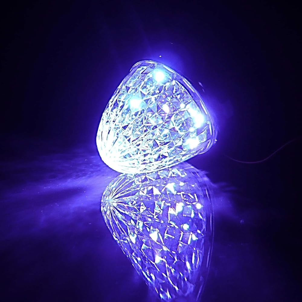 Customize 24V Truck LED Marker Lamp Side Marker 8-sided Crystal Cut Specification 16LED Plated Ring General Purpose Set of 6 Blue/Yellow/Red/White Various Colors (Purple Custom Color)