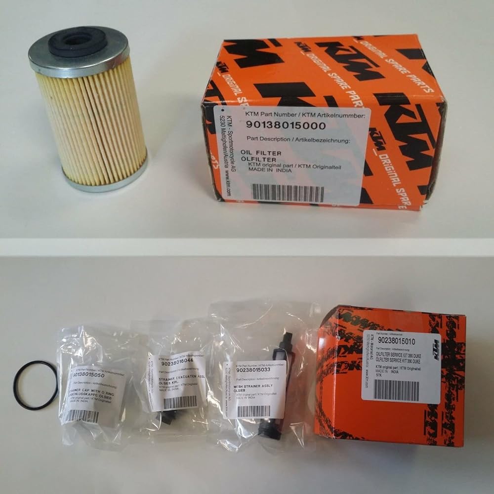 NEW KTM OIL FILTER SERVICE KIT 2014 2015 2016 RC 390 DUKE 90238015010 by KTM