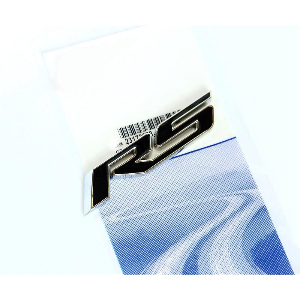 YOAOO OEM RS Emblem Badge 3D Camaro Series Red Frame Red Line 1