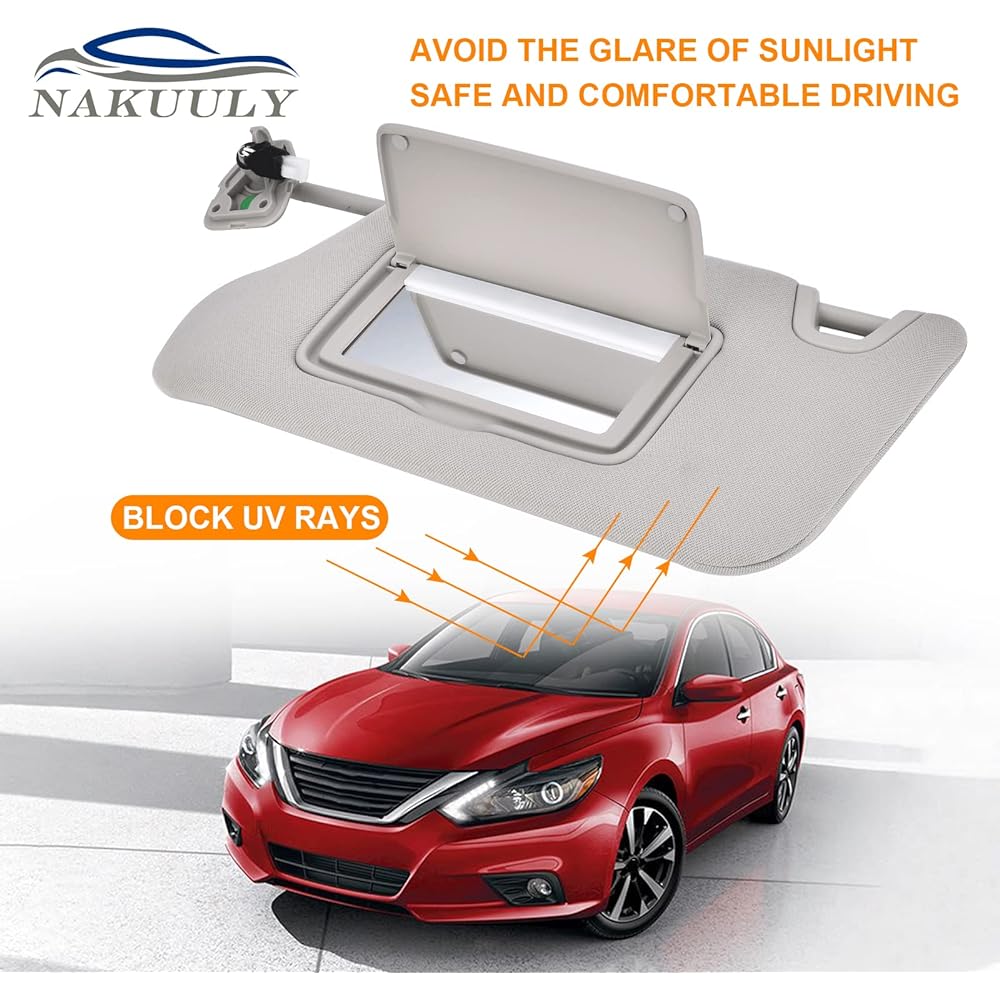 Left driver side sun visor light No sunroof Nissan Altima 2013 2015 2016 2017 # 96401-3TA2A Replacement