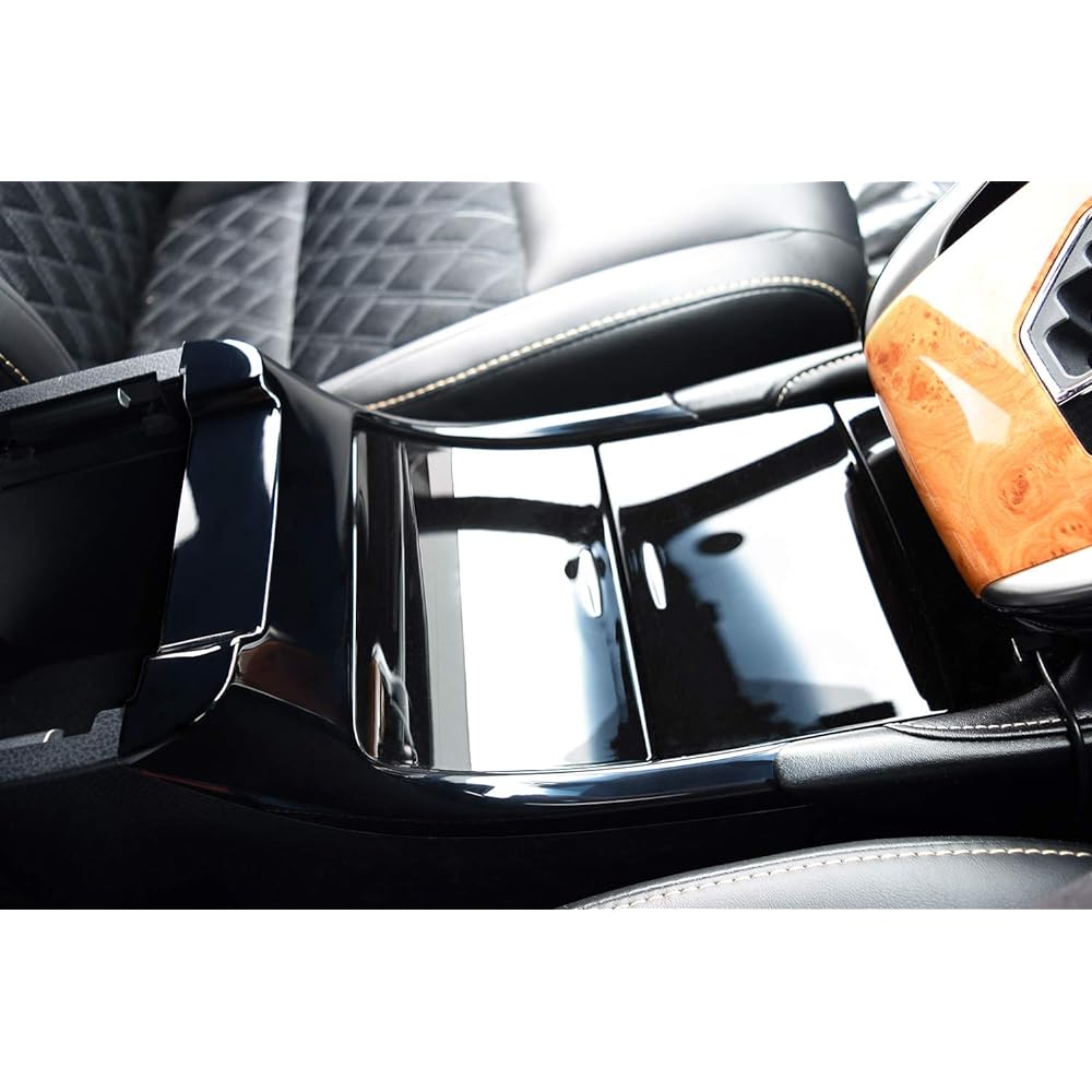 SecondStage T424BLK Toyota Harrier 60 Series ZSU60/AVU65 Series Early Late Center Console Lower Panel Piano Black