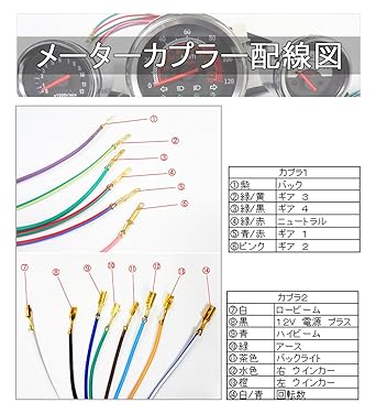 Multifunction 3 Row Round Speed Meter for ATV