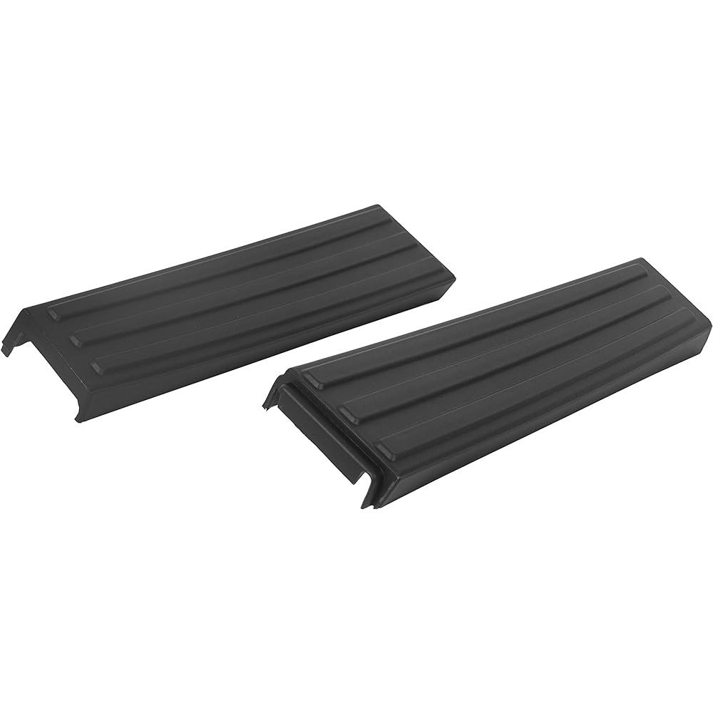 ECOTRIC Flex Step Side Tail Gate Molded End Cap Cover Replacement 9L3Z-9941018-AA 9L3Z-9941018-AA & 9L3Z-9941019-AA 2 Pieces Right & Left Black