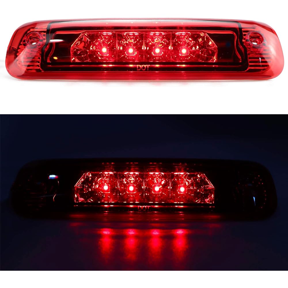 Tresound 1997-2001 JEEP CHEROKEE LED 3 Brake Light Center High mount lamp (red lens)