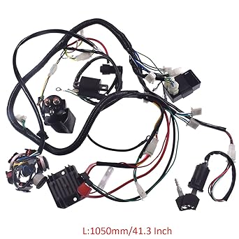 STHUS wiring harness wire room stator Electrical GY6 150cc 125cc for buggy scooter