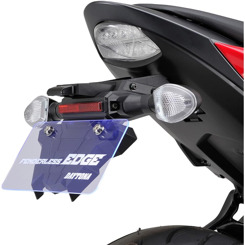 Daytona Motorcycle Fenderless GSX-S750(17-18) LED License Lamp & Reflector Included Fenderless EDGE 25712 Black