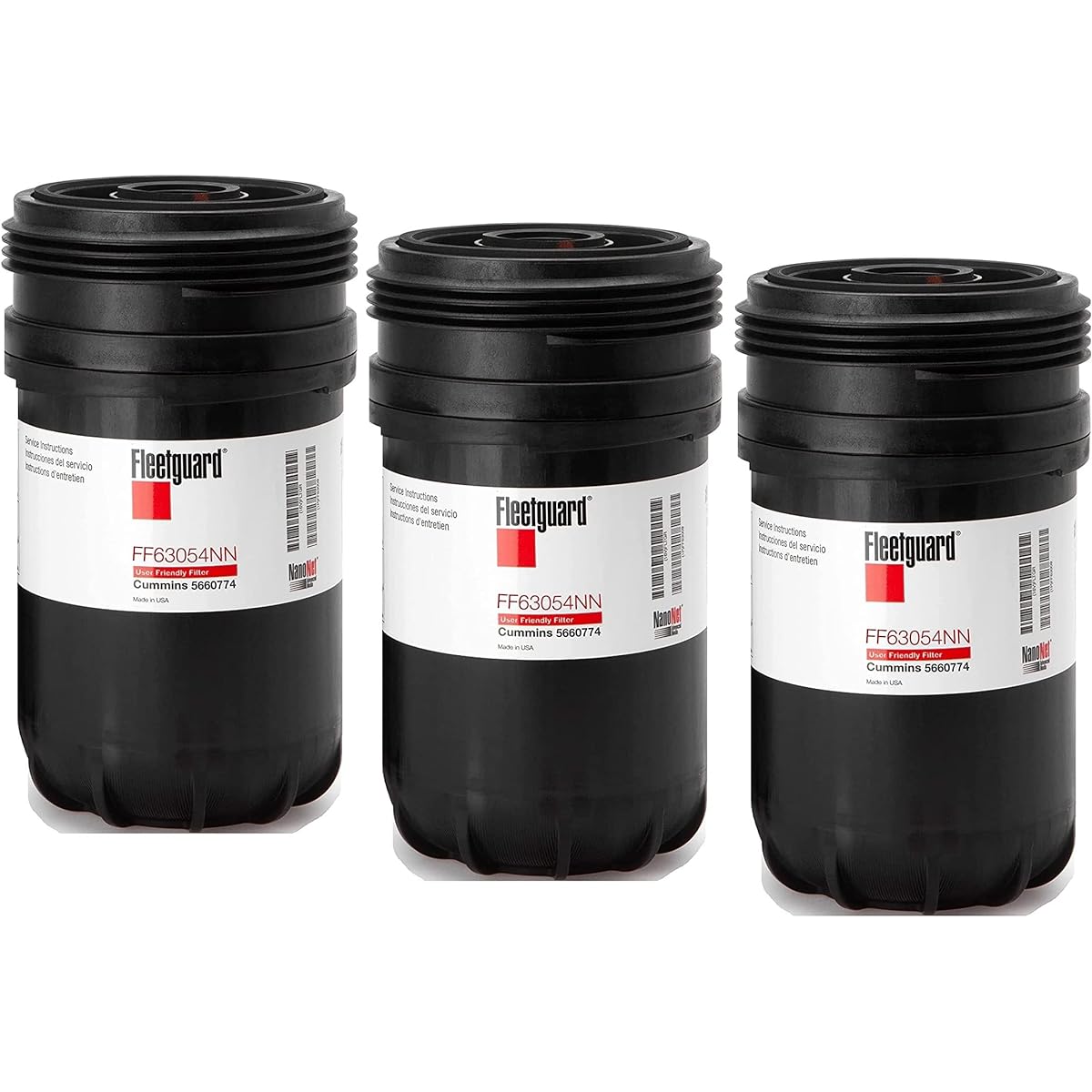 FF63054NN FLEETGUARD fuel filter (3 packs) FF63009 For replacement